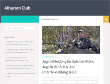 Tablet Screenshot of alharamclub.com